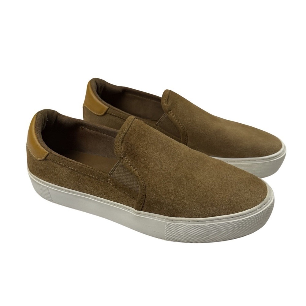 Ugg Cahlvan Chestnut Brown Suede Low Top Casual Slip On Shoes. Womens Sz. 10